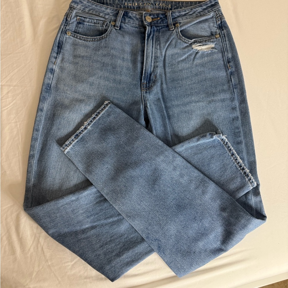 American Eagle Outfitters Light Blue Mom Jean